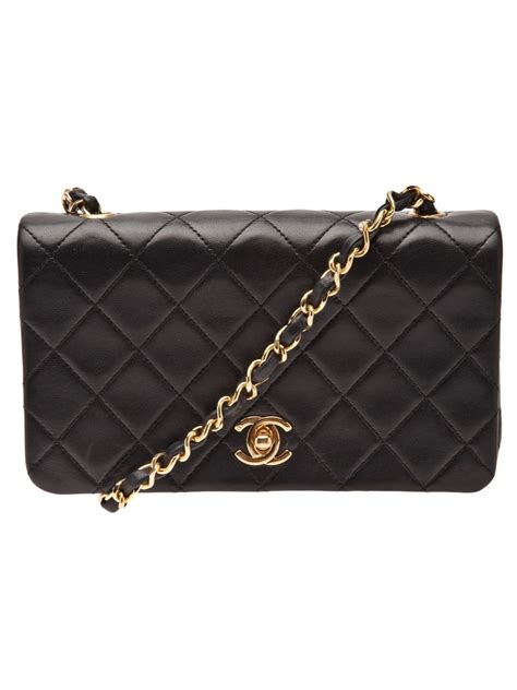 chanel vintage quilted flap shoulder bag|chanel single pocket shoulder bags.